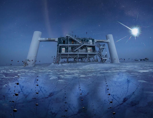 The IceCube Neutrino Observatory is an experiment buried under Antarctica's ice and is hunting for sterile neutrinos which will help us understand dark matter.
