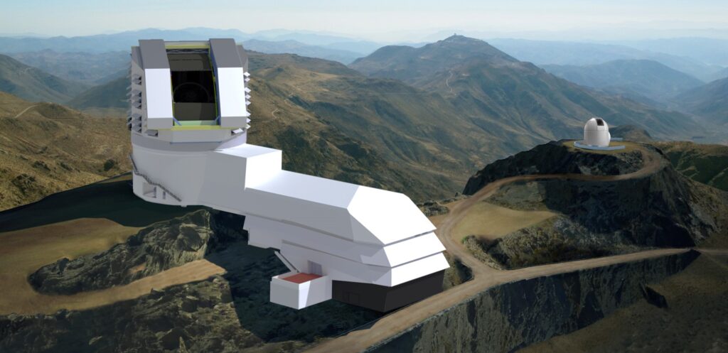 Artistic rendering of lsst 