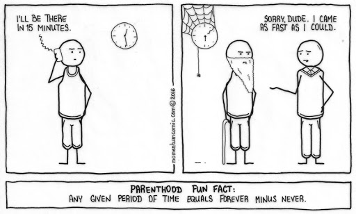 comic picture on relativity and relativistic mass concept