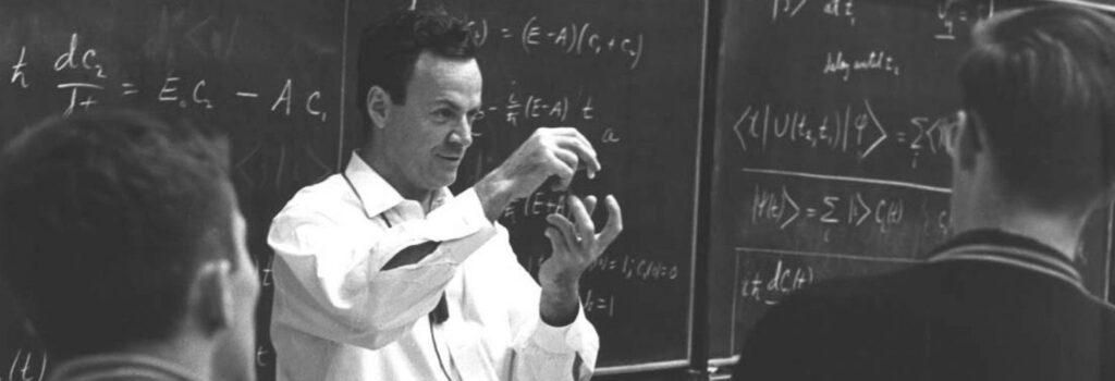 Richard Feynman and Quantum computing thought