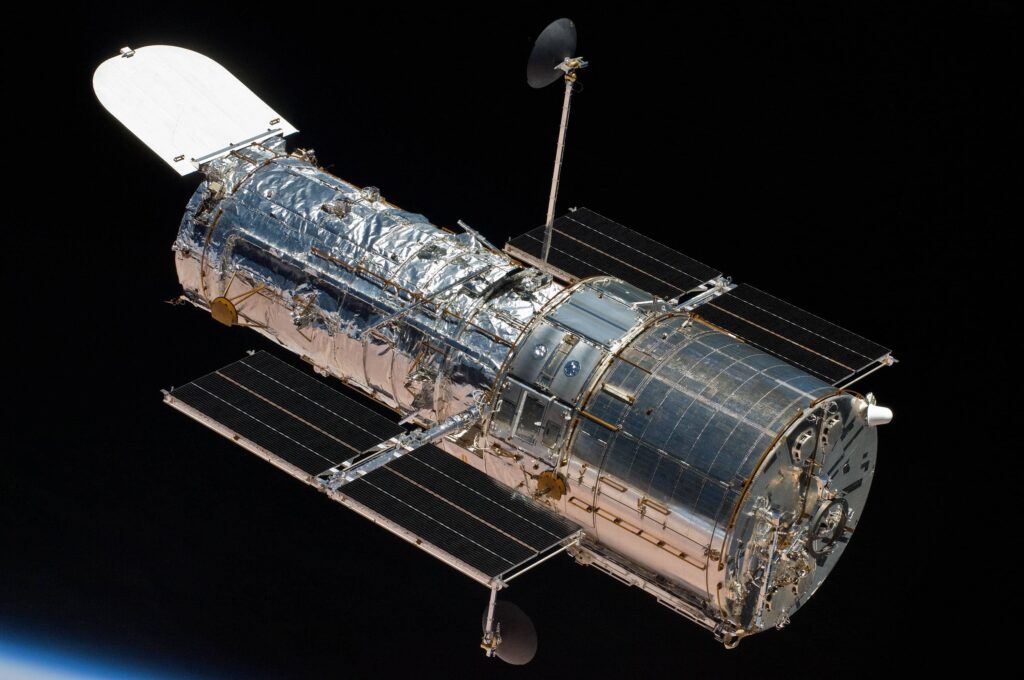 Space Research - NASA's Hubble Space Telescope in Earth orbit