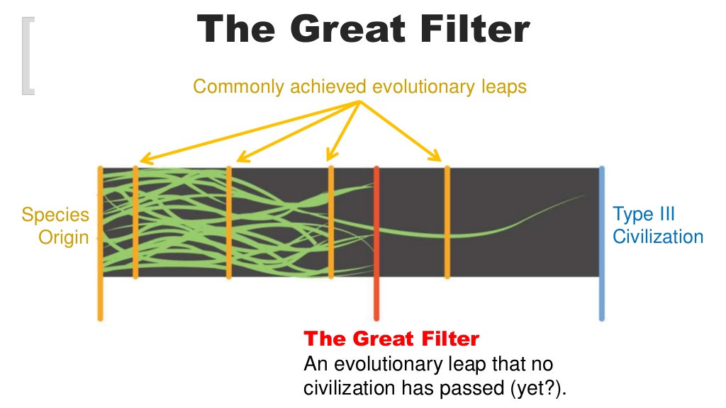 The great filter hypothesis