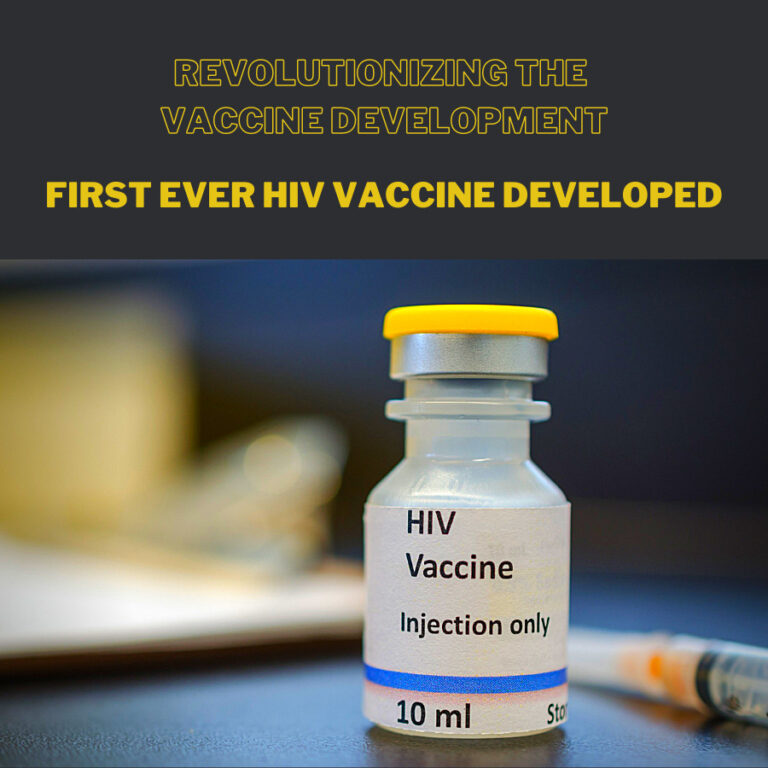 HIV Vaccine a step closer: Conquering a 50 year old pandemic!